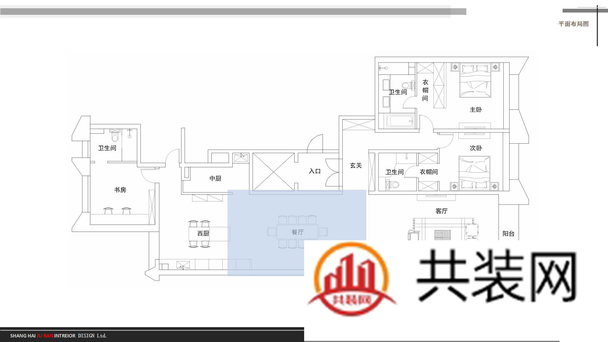 餐厅平面布局图